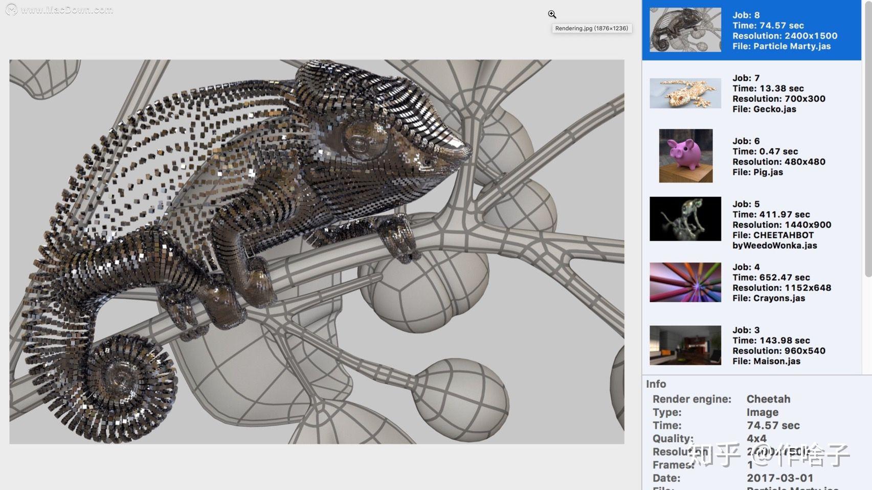 cheetah3d mac版软件亮点新的无偏见的渲染器口岸 - 布尔简化的用户