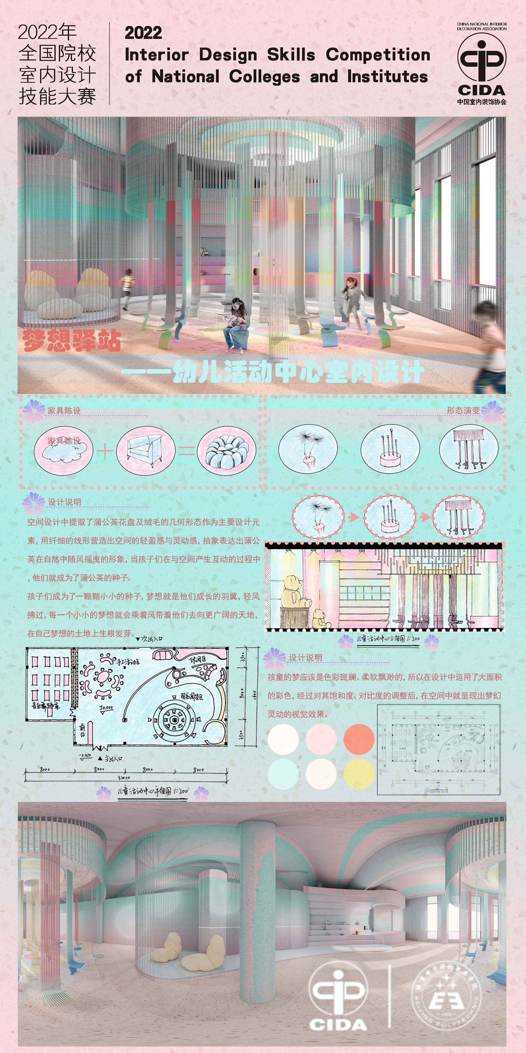 本科组|2022年全国院校室内设计技能大赛优秀作品 - 知乎