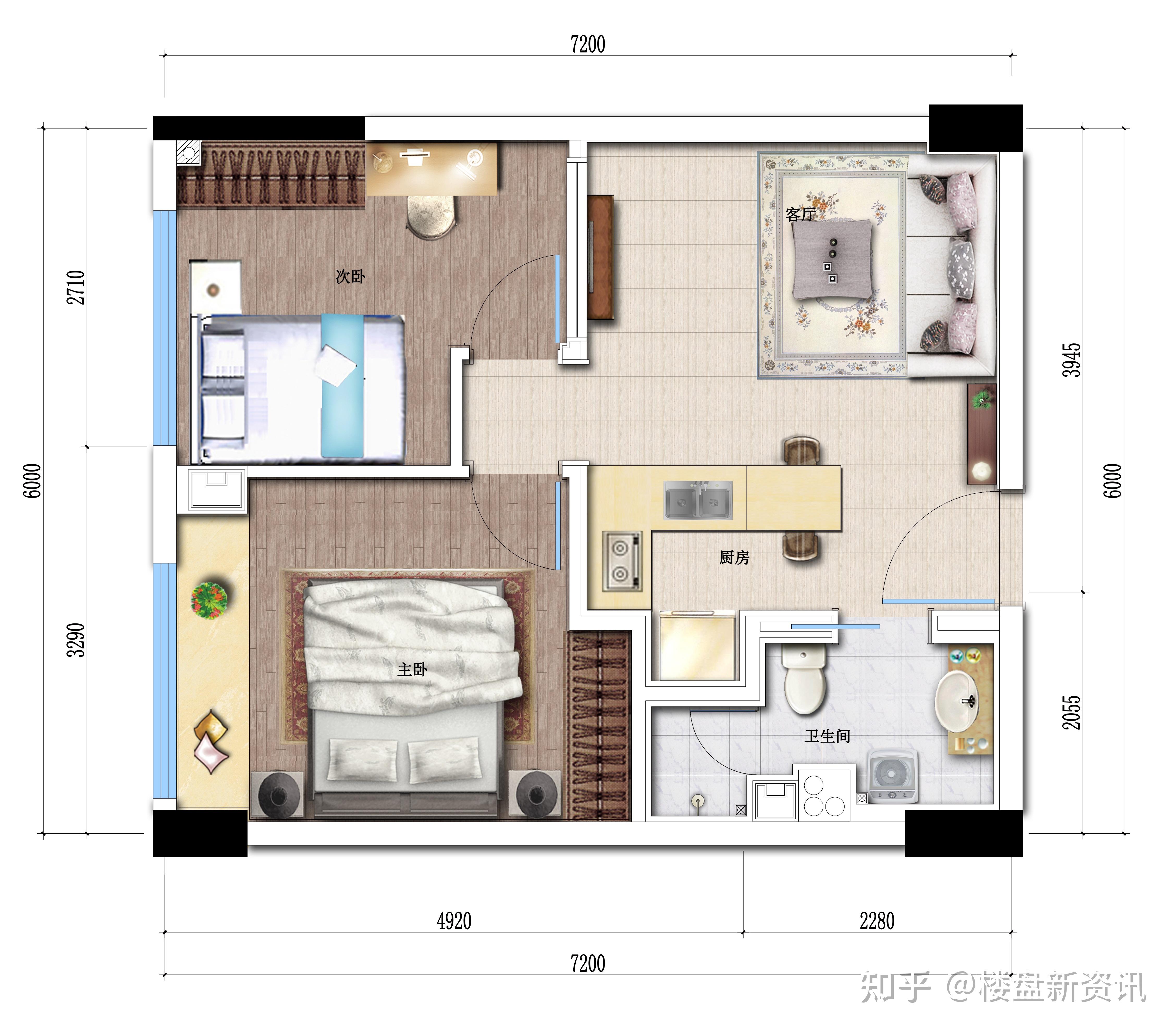 公寓户型图平面图图片