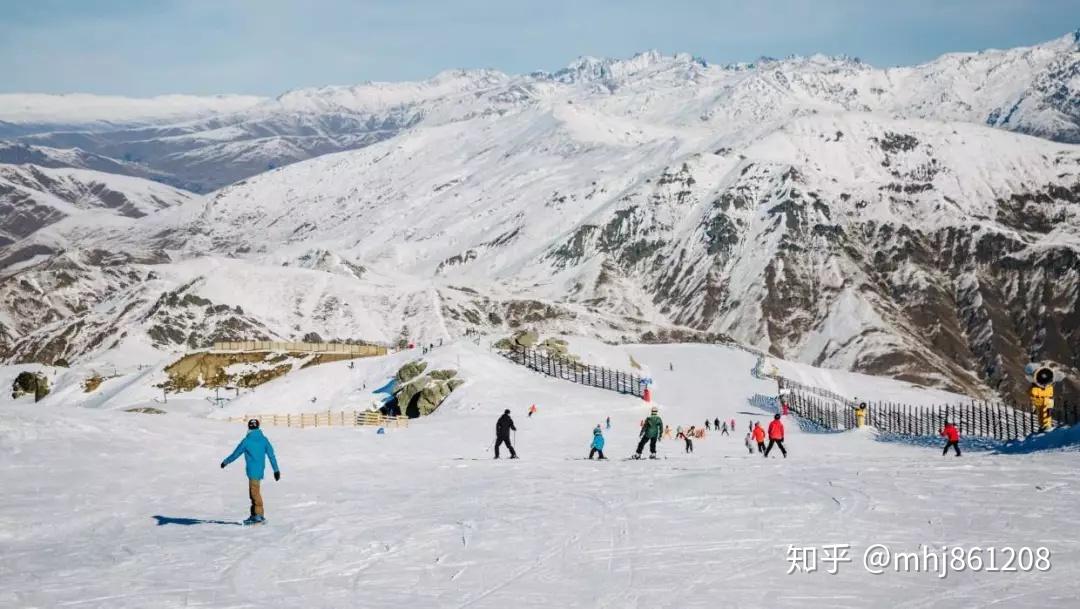 新西兰皇后镇滑雪场图片