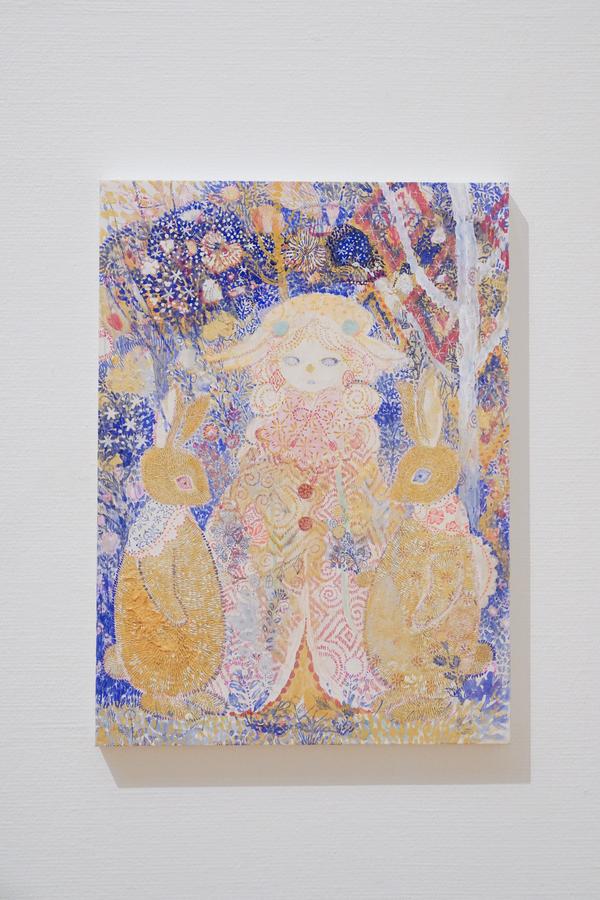 魅了 油彩 バラ 彼末宏作(東京藝大名誉教授) 絵画/タペストリ - pcb