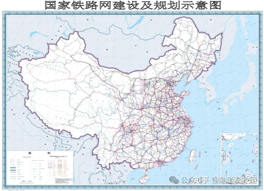 最新国家铁路网建设及规划示意图61202451版