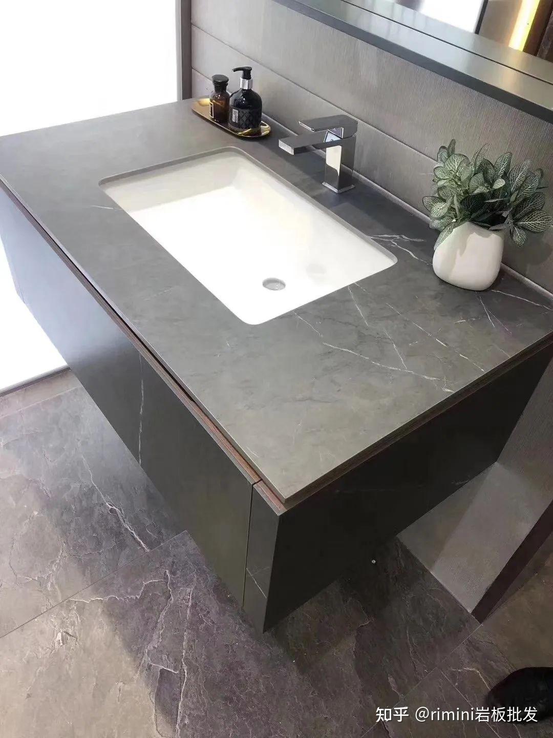 岩板用到哪都行慎选一体盆