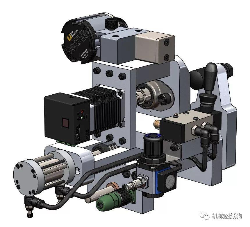 工程机械机械绕线机gen2模型3d图纸solidworks设计