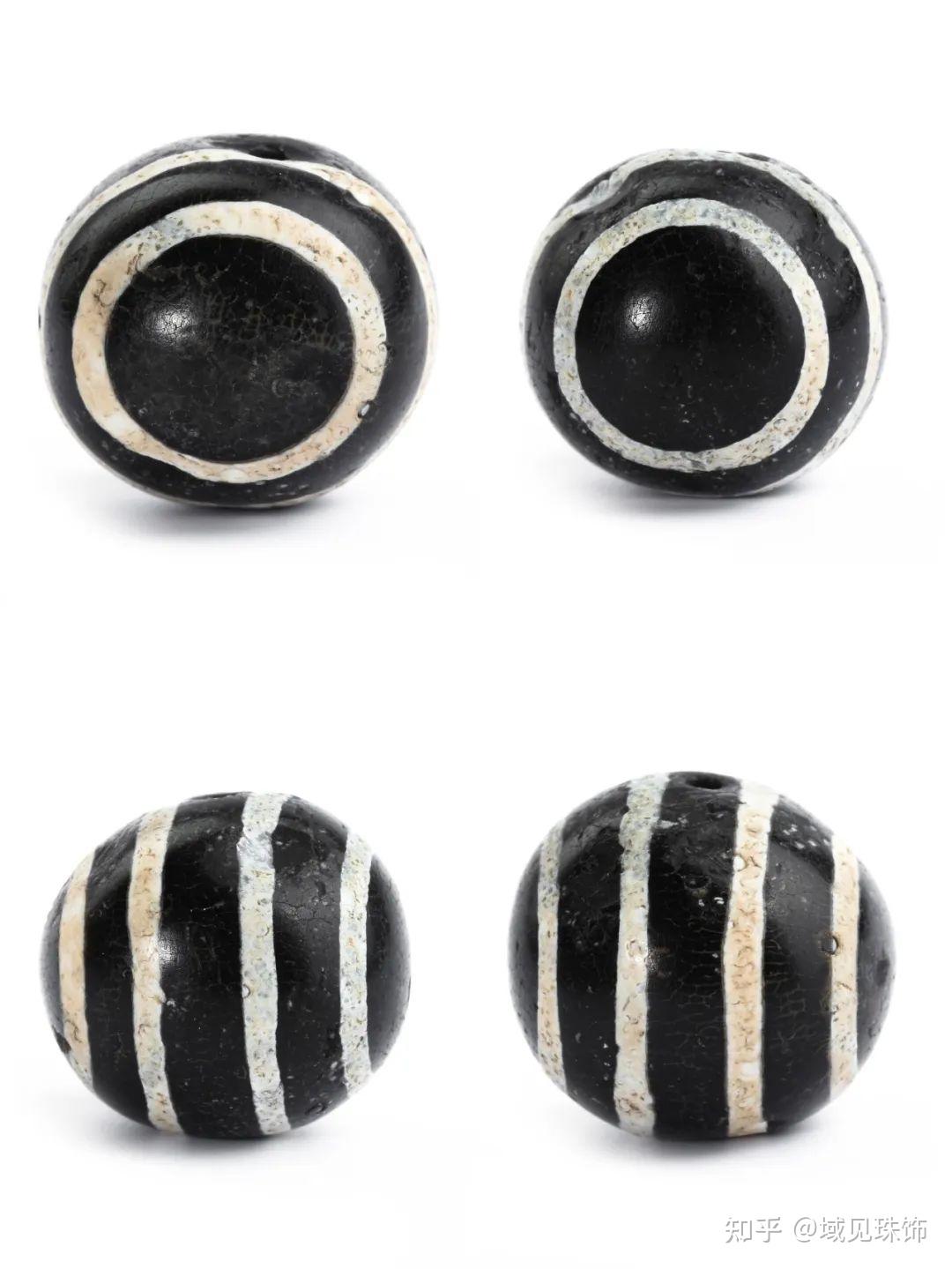 东南亚的"神秘纹饰"与"庇佑力量"|骠文化黑白蚀花玛瑙珠.