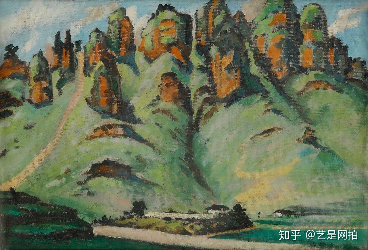 八月月拍| 名家油画：山河草木里的深情- 知乎