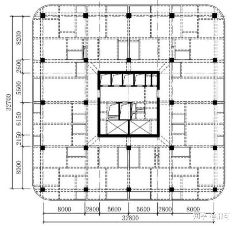 二,高層建築核心筒設計