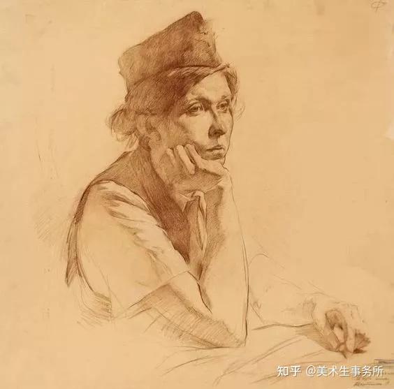 艺术研习社 | 圣彼得堡列宾美术学院优秀素描作品赏析!