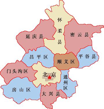 北京燕郊地图全图图片