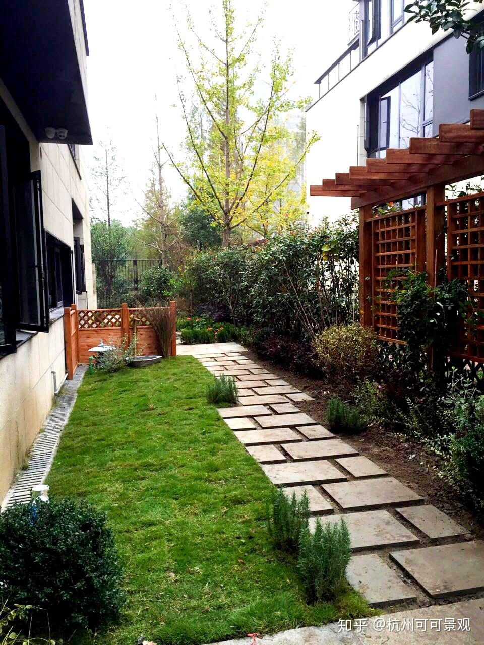 杭州私家庭院设计如有一庭院这样铺设小路太有品味了