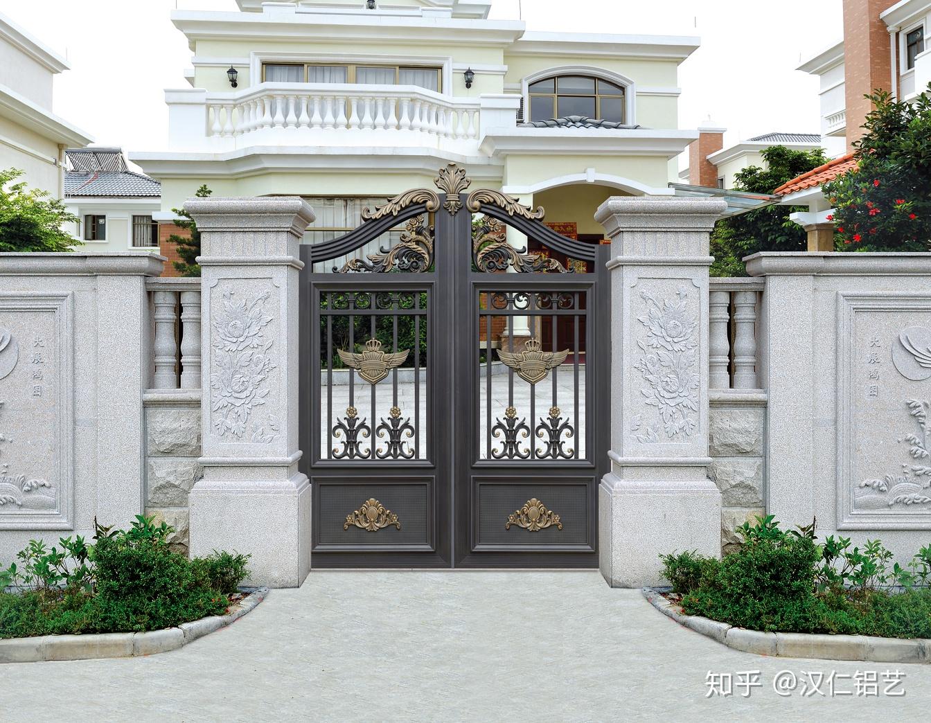 来自花园的铝艺别墅大门诠释初心