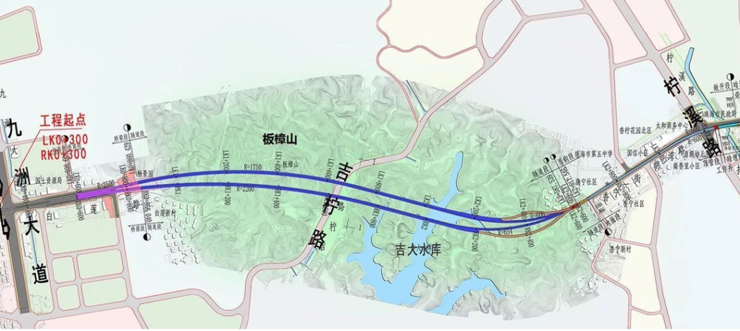 珠海石景山隧道规划图片