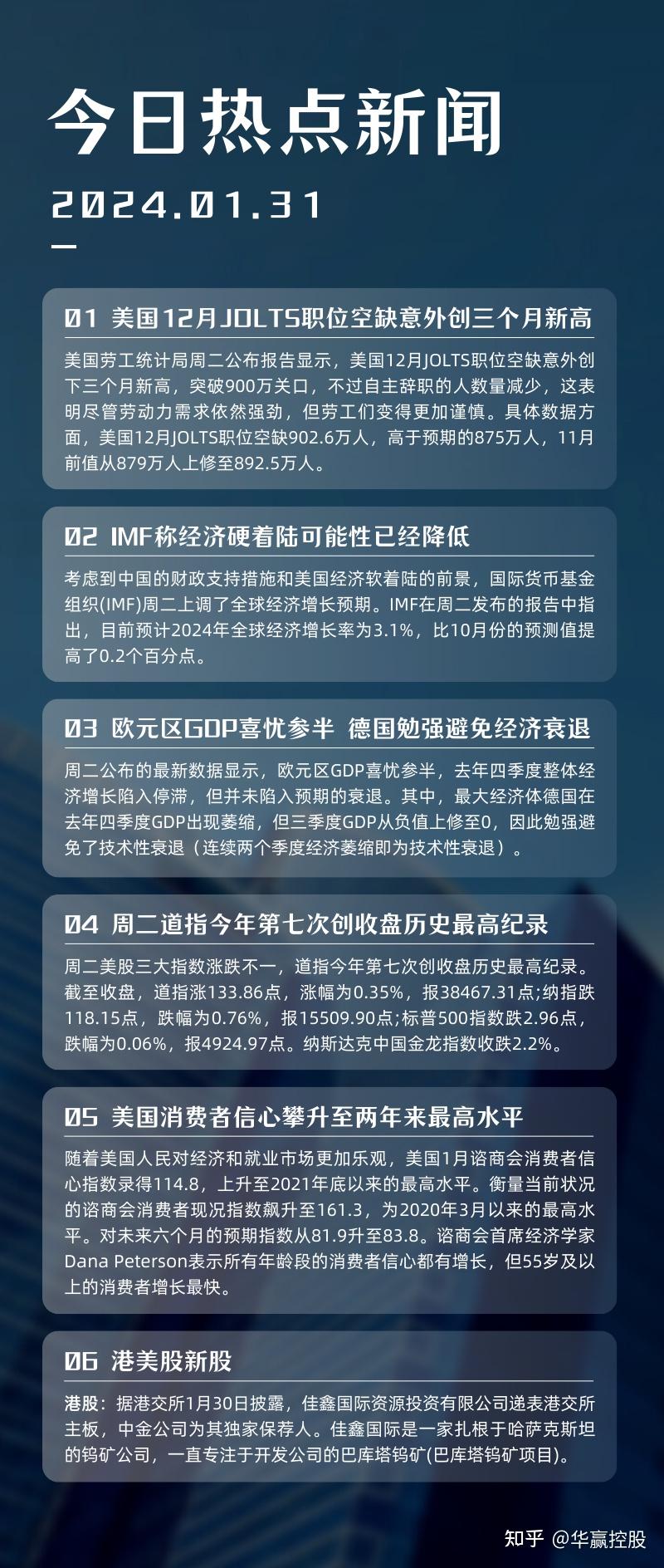 美國勞工統計局週二公佈報告顯示,美國12月jolts職位空缺意外創下三個