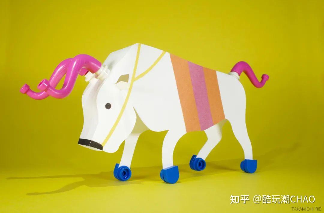 乐高圆明园十二生肖之牛首铜像牛年拼搭作品欣赏