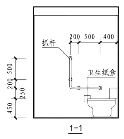 室内设计规范002 - 图解无障碍卫生间的设计要点及规范 - 知乎