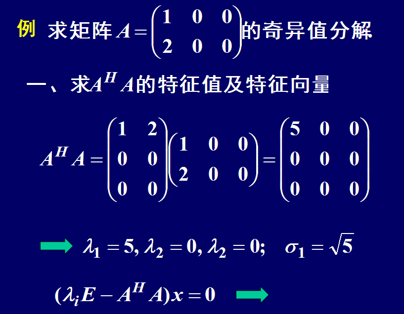 第十六課矩陣的奇異值分解