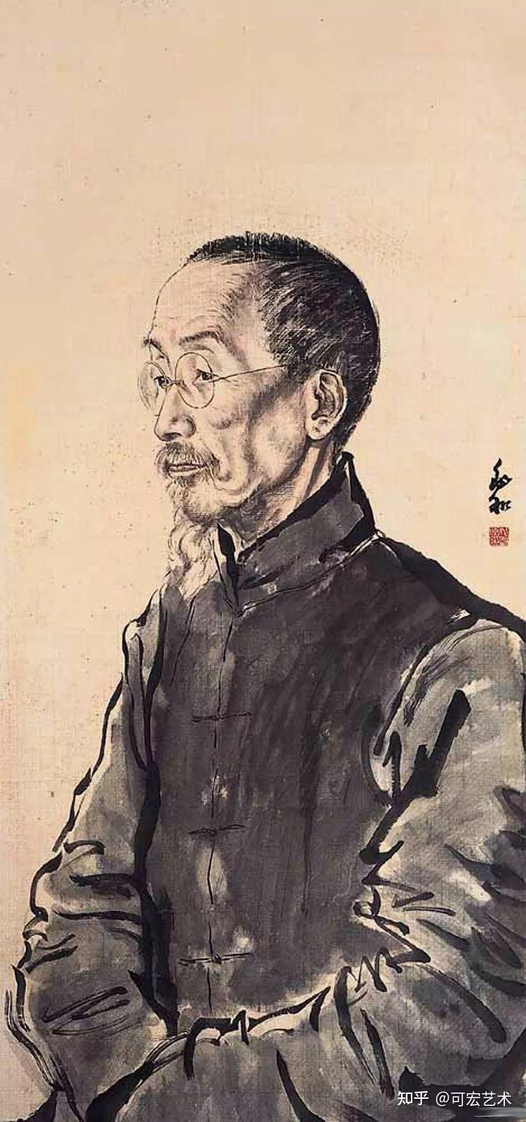 水墨人物宗师蒋兆和 - 知乎