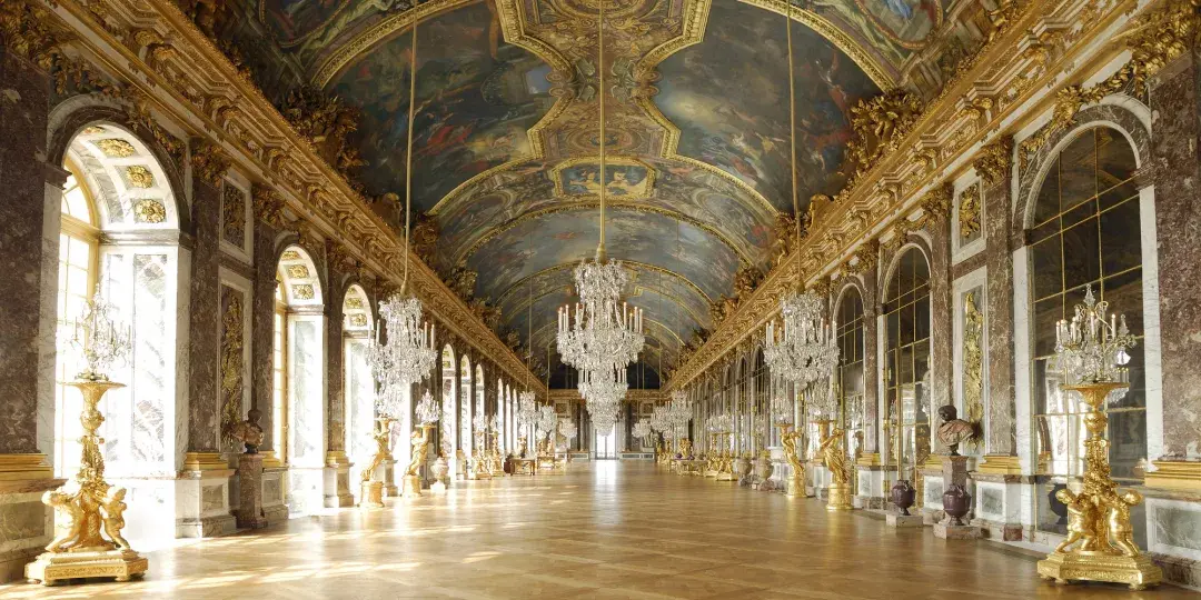 凡尔赛宫镜厅照片图片