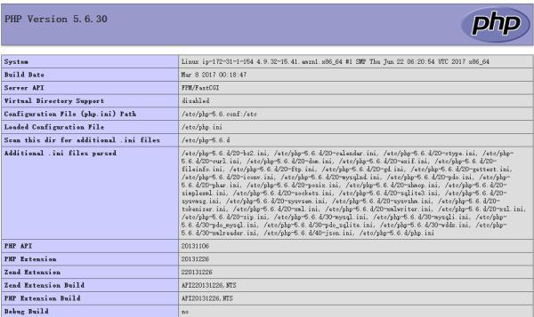 亚马逊AWS EC2云实例AMI安装LNMP环境(2)——PHP5.6 亚马逊AWS EC2云实例AMI安装LNMP环境(2)——PHP5.6
