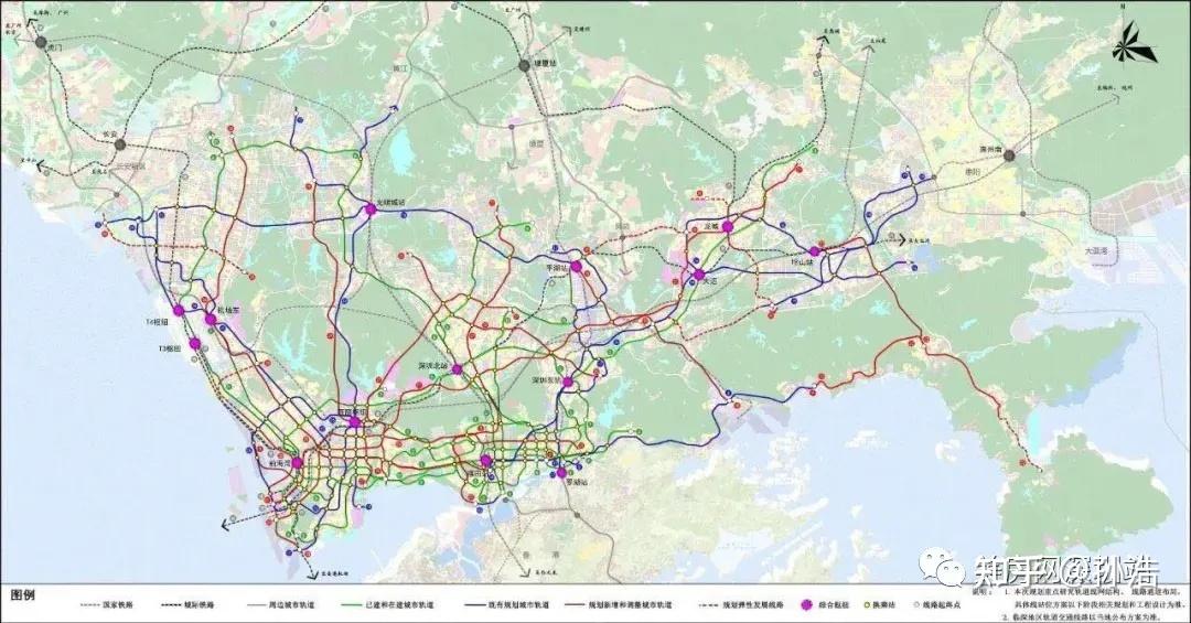 深圳详细地铁线路图（1-33号线），附高铁与城际线路图，持续更新 - 知乎