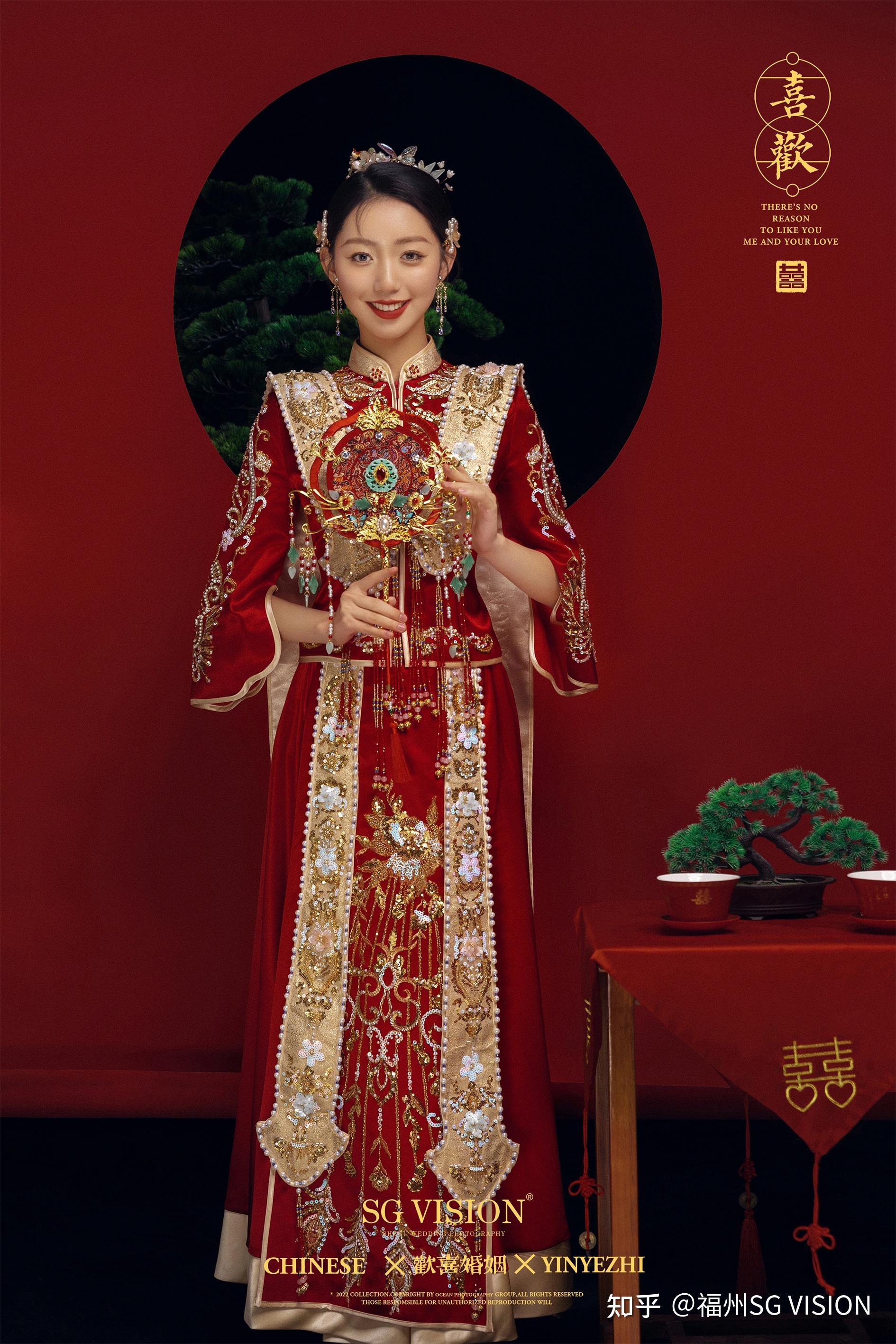 朋友们都说我拍的中式秀禾风婚纱,倾国倾城 - 知乎