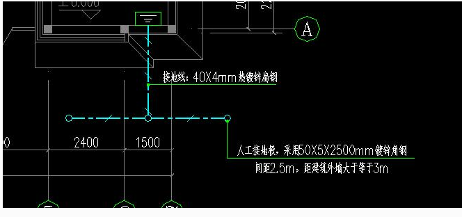 家用接地极做法示意图图片