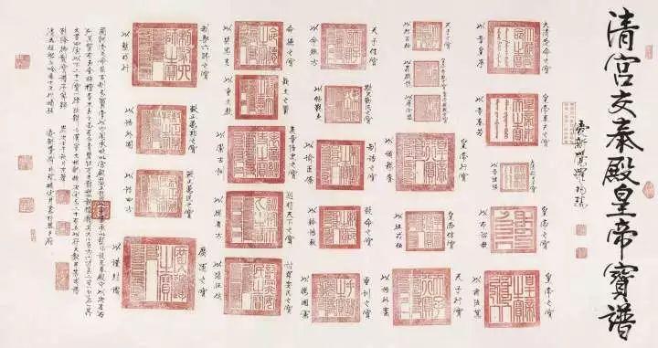 (清宫交泰殿皇帝宝谱,共记录二十五方印玺)白玉和青玉属于同一种玉石