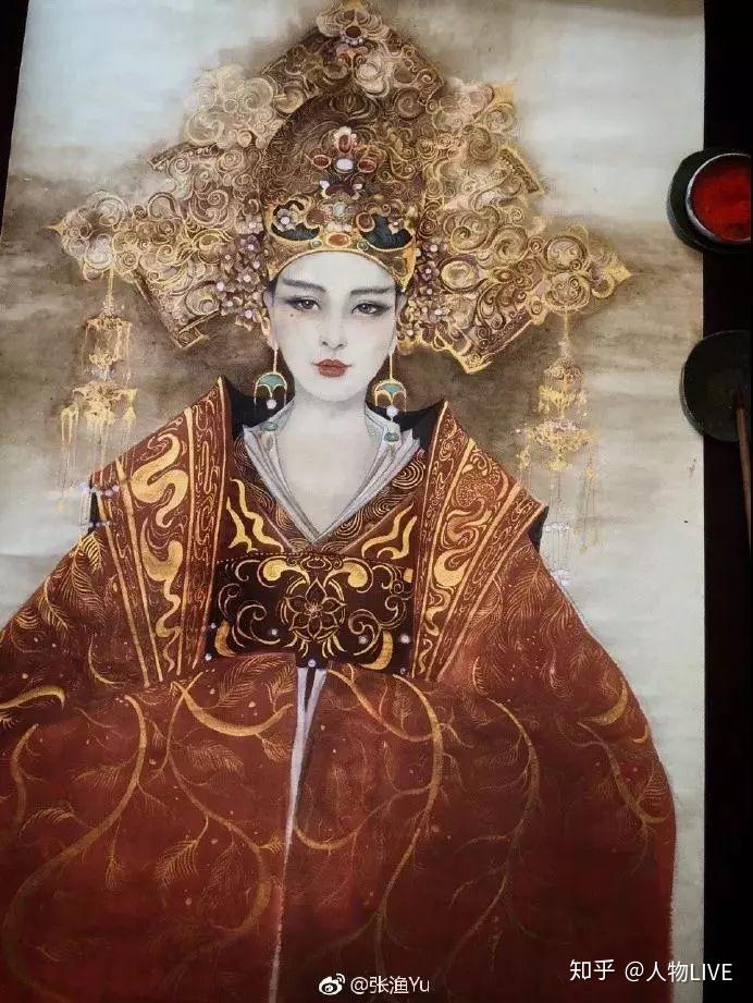 美女画师张渔的成名之路：她一出手，就让水墨中国风惊艳3亿人 - 知乎