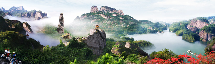 与福建武夷山并称为丹霞双绝的连城冠豸山,你会读这个字吗