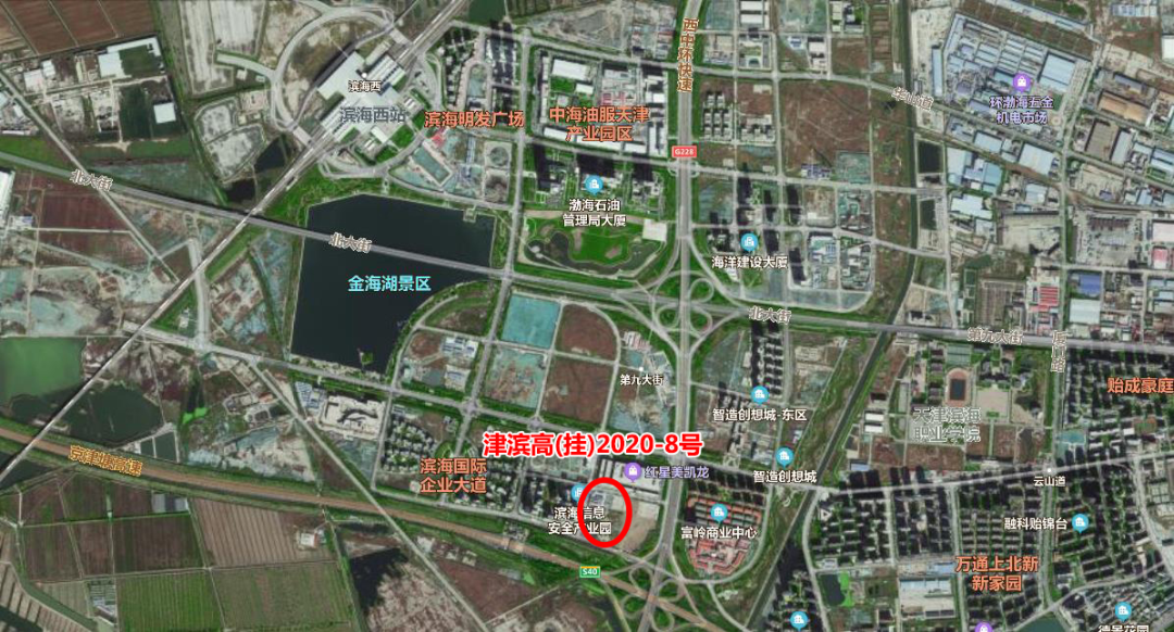 上新渤龙湖海洋高新区挂地起始楼面价约3000元平米