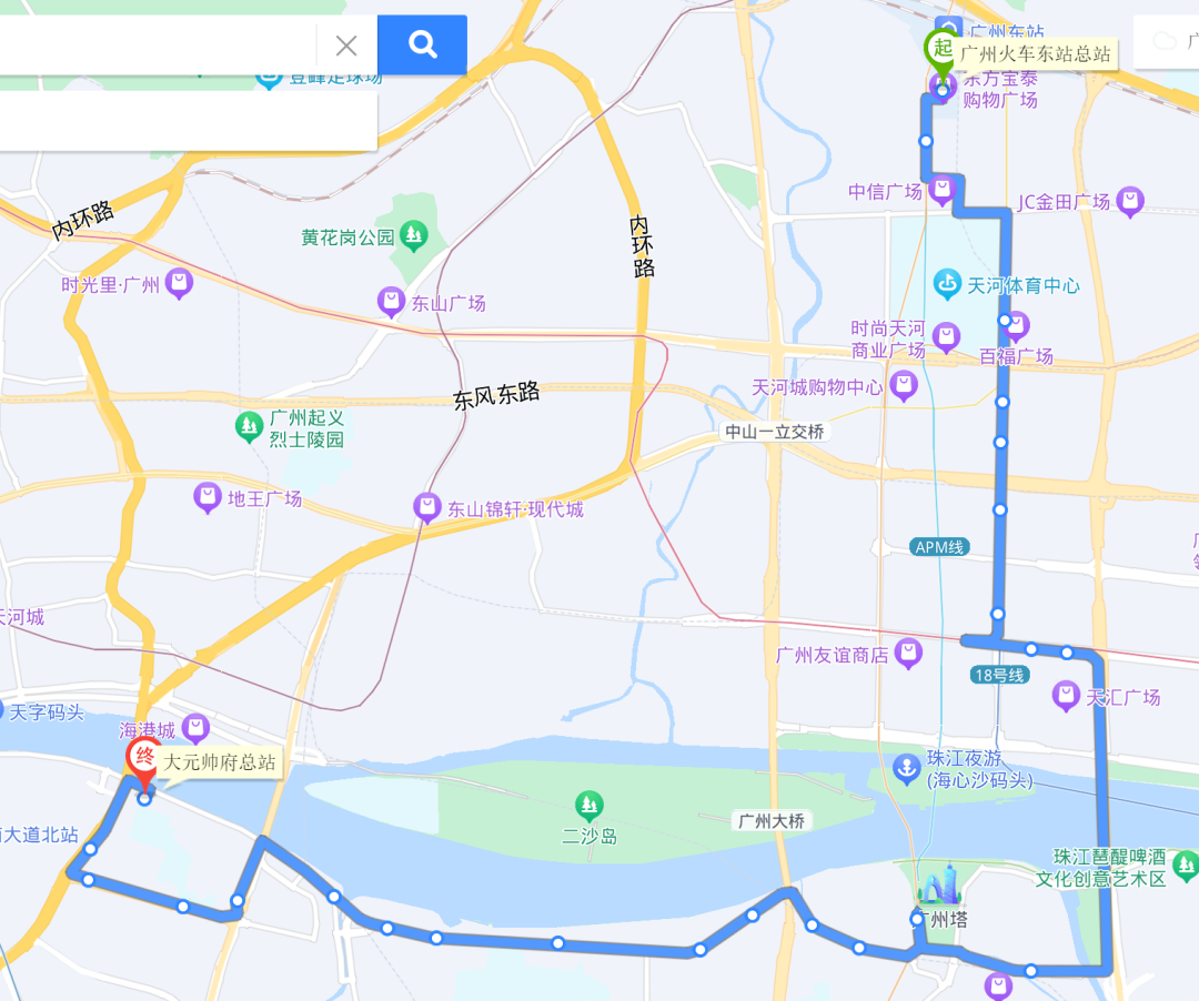 11路站牌路线图图片