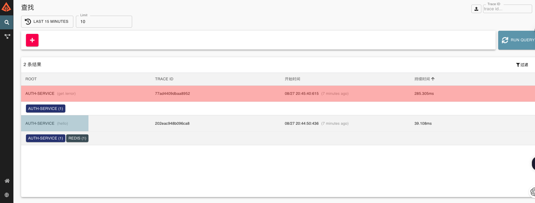  docker zipkin mysql es 
