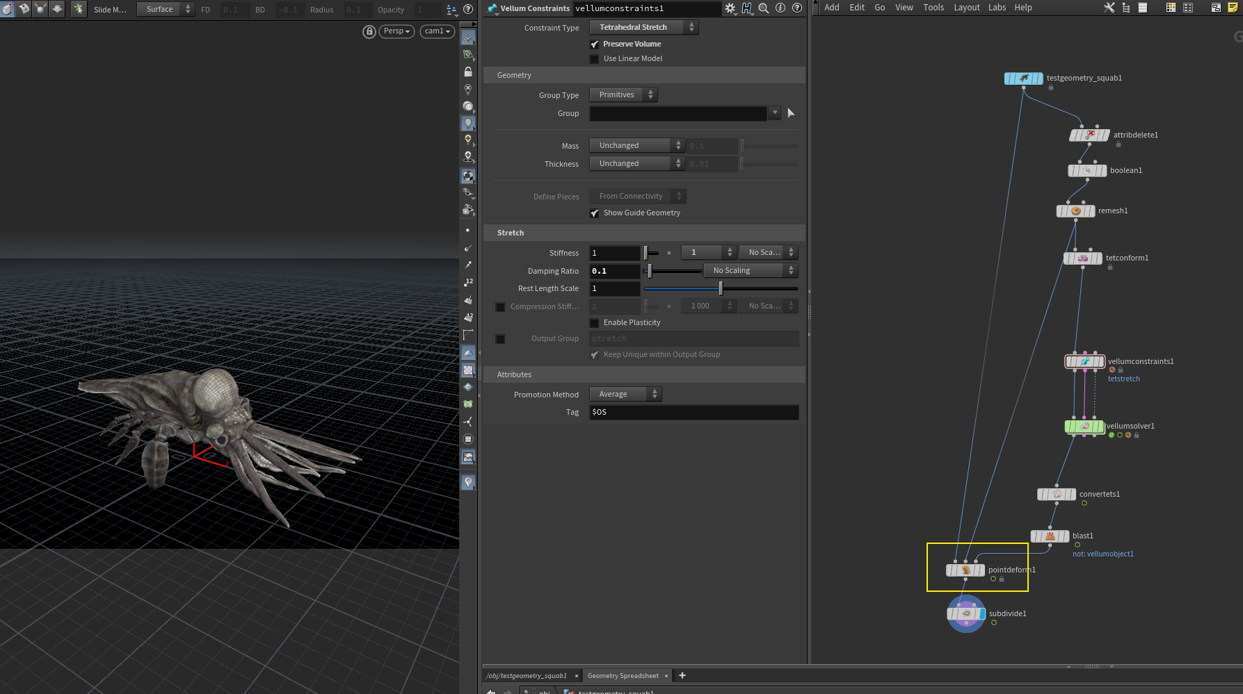 vellum 11 triangle \ tetrahedral stretch constraint 知乎
