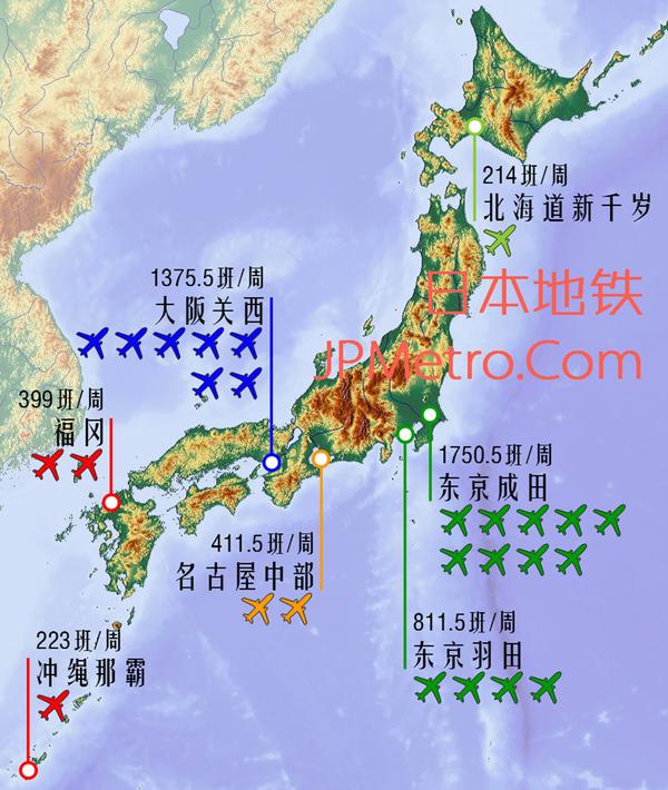 日本19年夏季国际航班计划简单分析 知乎