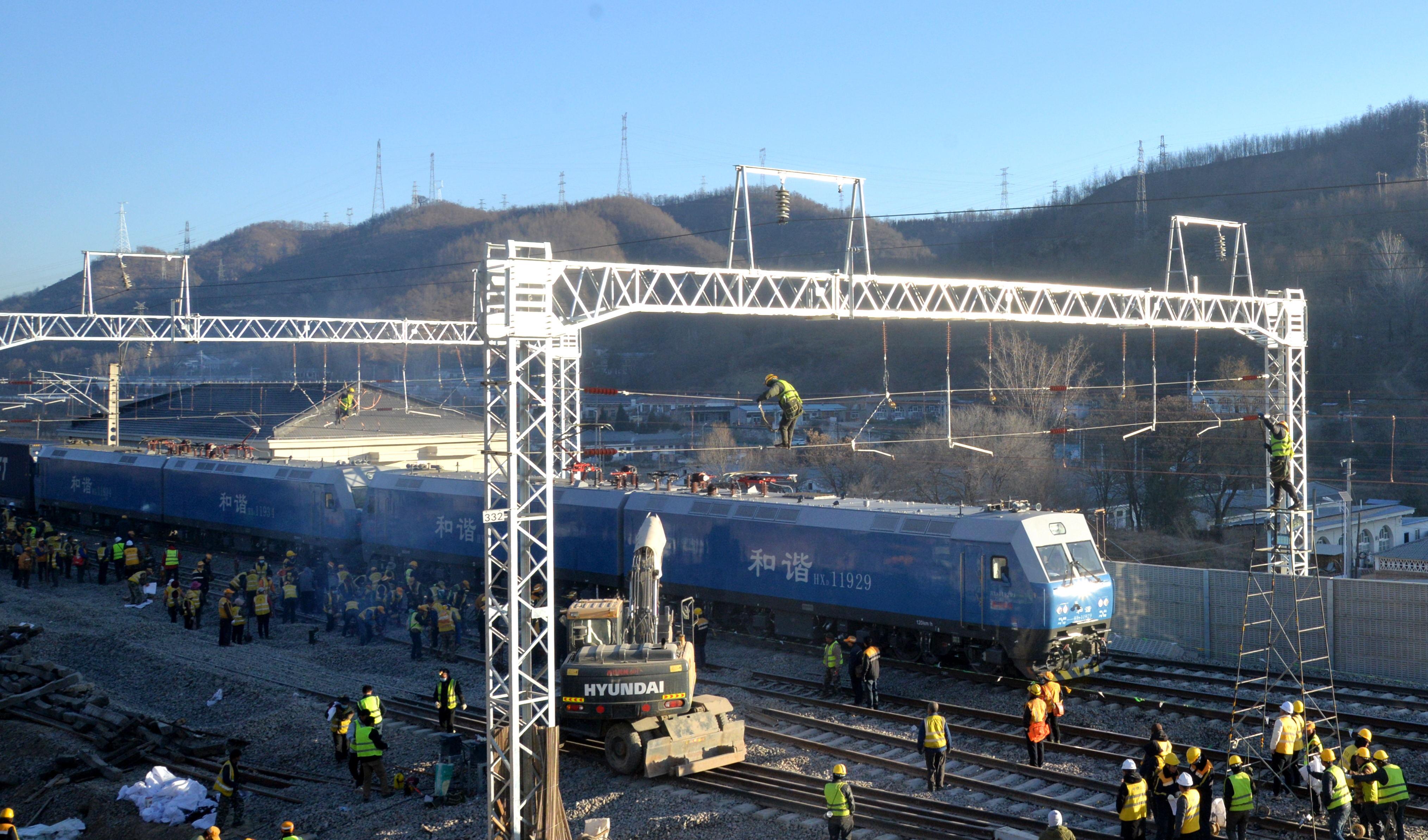浩吉包西铁路牵手