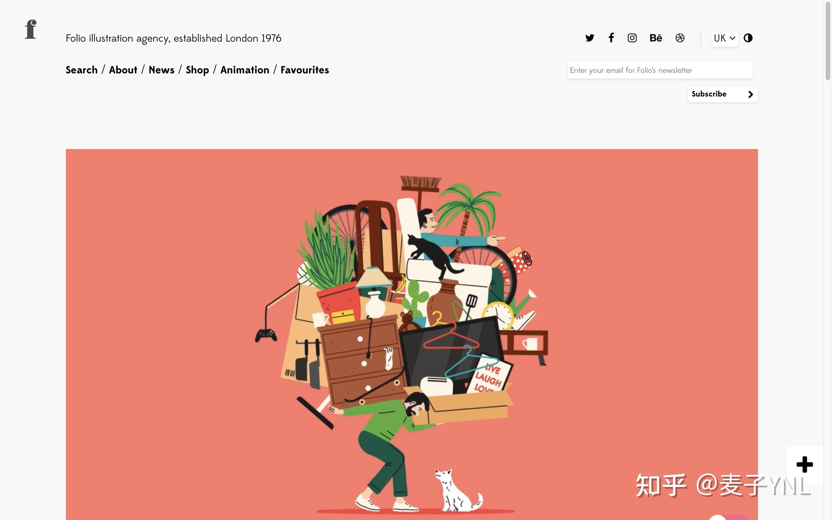 NO.4插画师审美必逛的插画网站,你都收藏了几个? - 知乎