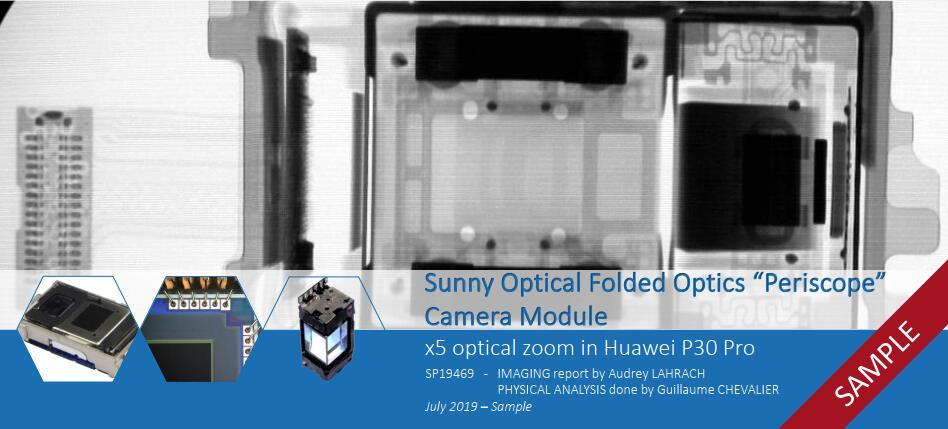 舜宇折叠光学潜望式摄像头模组