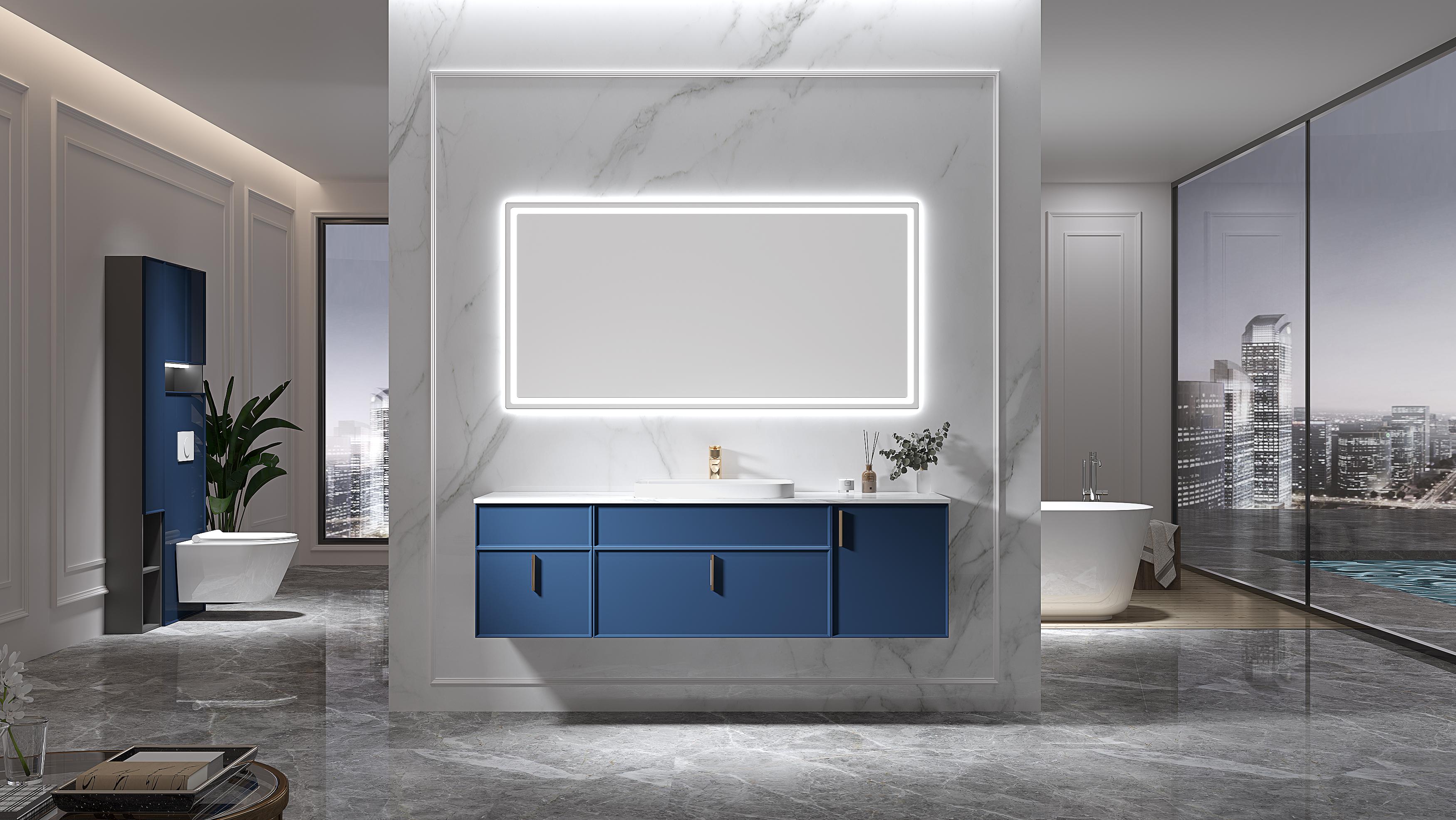 帝王洁具高定系列-浴室柜定制你的卫浴空间帝王洁具