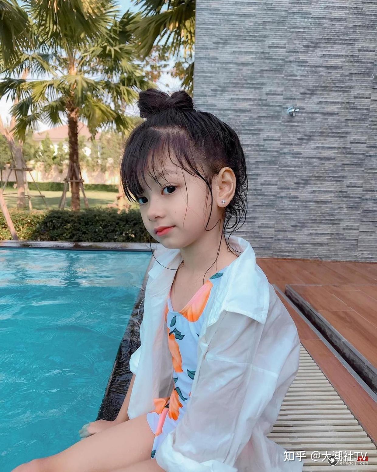 泰国混血小女孩图片