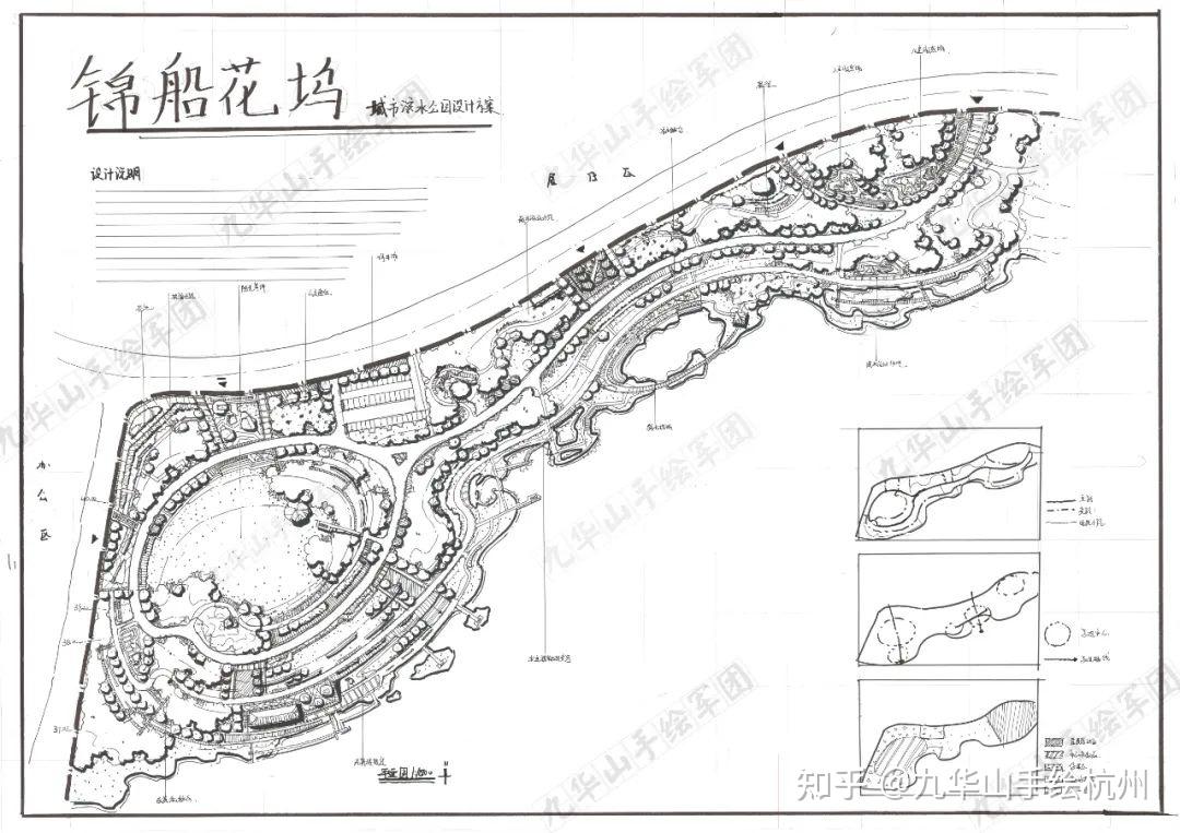 城市滨水公园快题方案解析 - 知乎