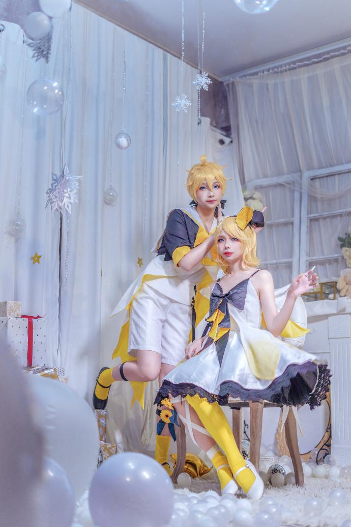 vocaloid镜音双子cosplay