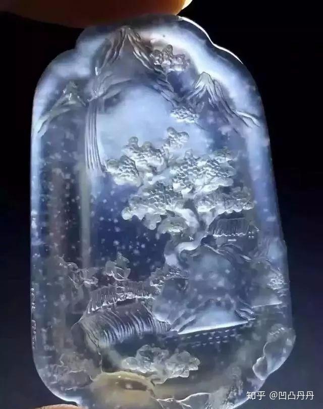中国风|翡翠山水牌：青山绿水岁月无痕- 知乎
