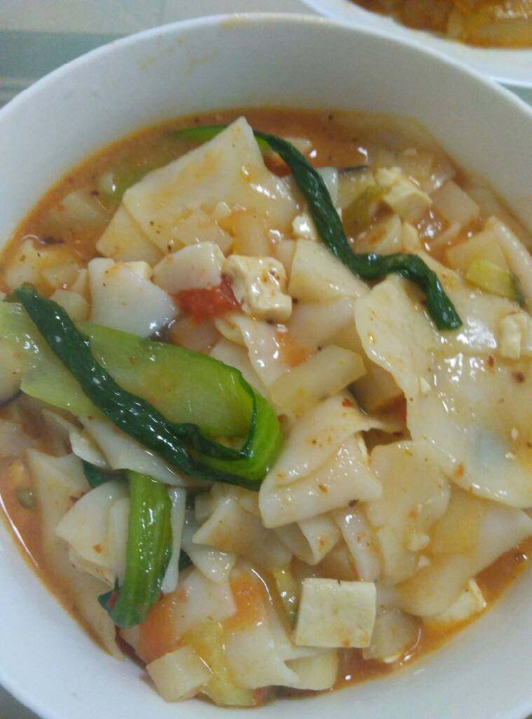 中国100大面条之一青海旗花面