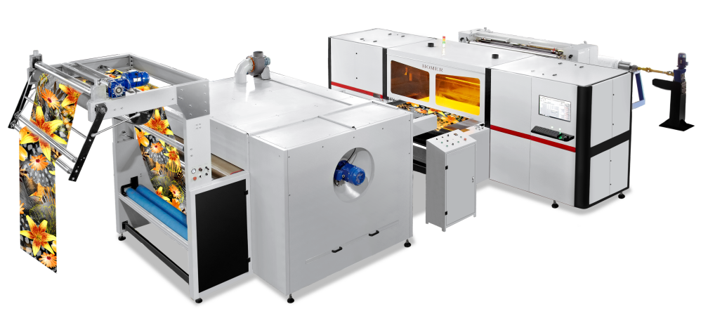 汉弘高速导带数码直喷印花机亮相tsci广州数码印花展