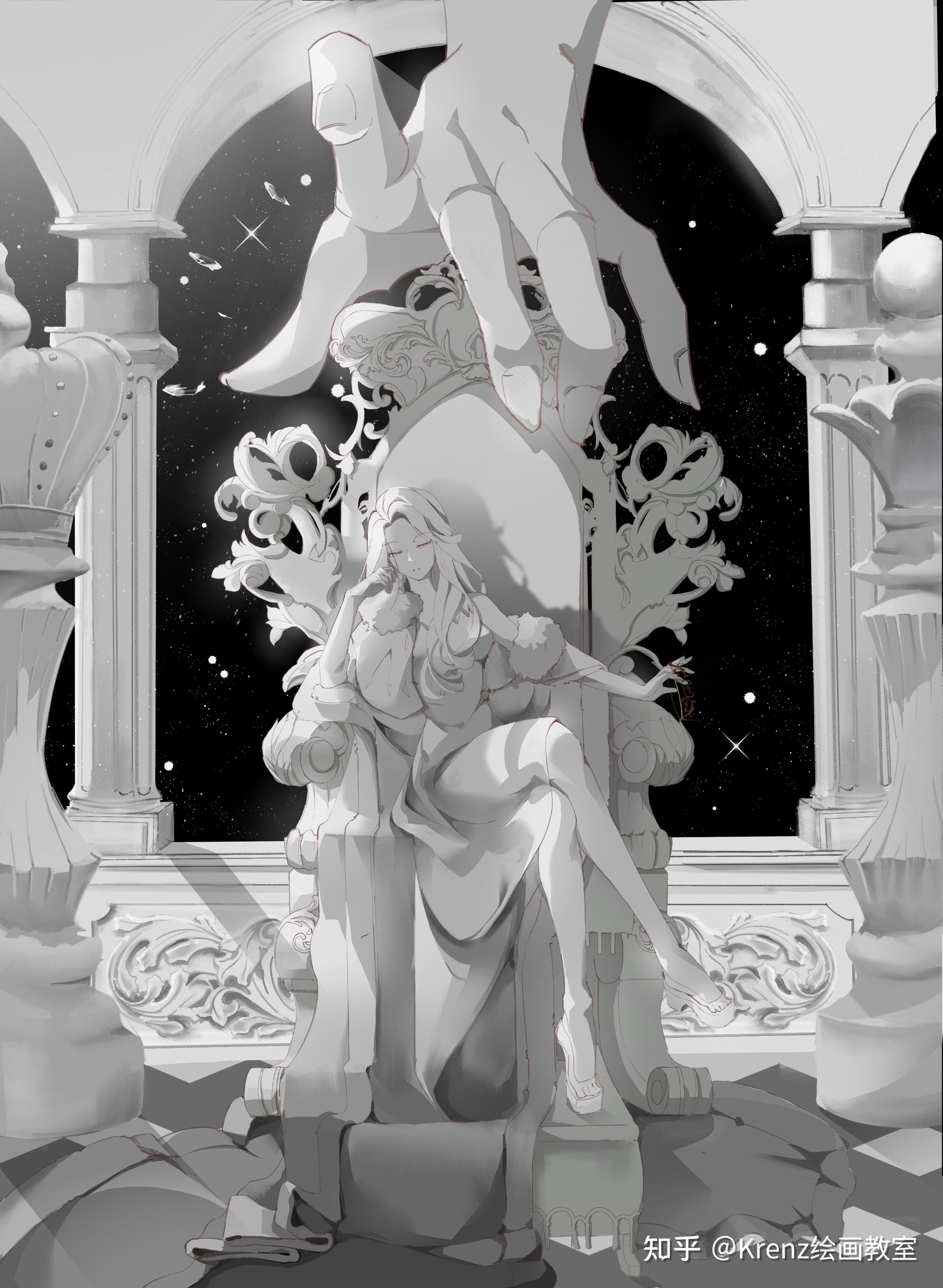 krenz绘画教室优秀作业心得光影与色彩0075