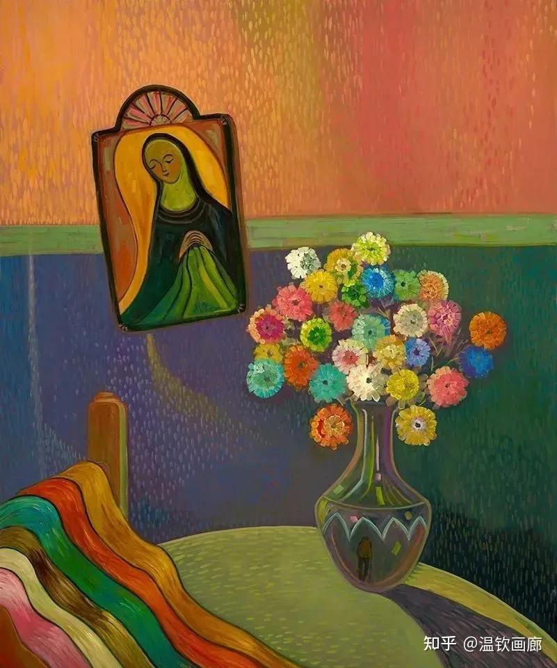 美国印象派表现主义画家埃德·桑多瓦尔