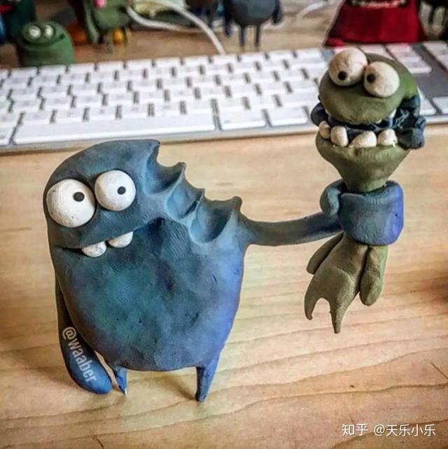 你见过这么萌的粘土小怪兽吗?