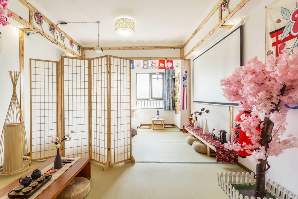 纯日本文化民宿不仅有满屋的樱花还可体验日式婚礼