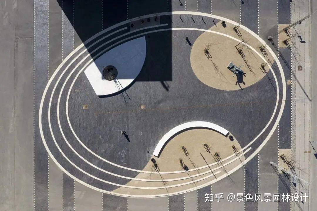 椭圆形广场设计图片