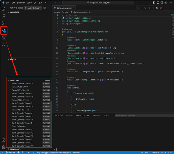  gamedev vscode unity 